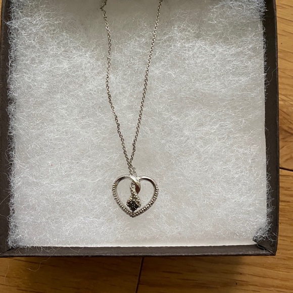 Diamond heart necklace